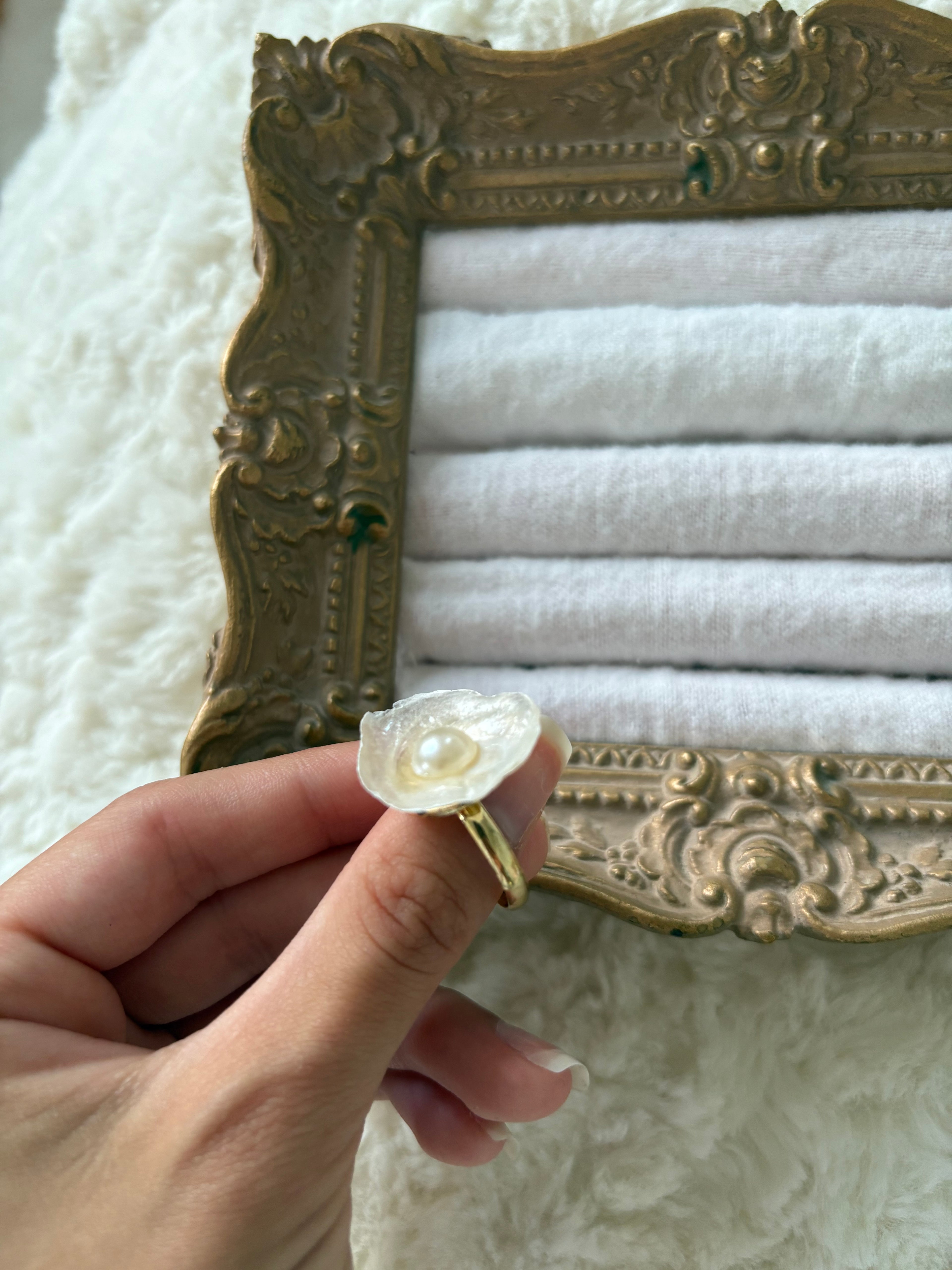 Mother Of Pearl Ring