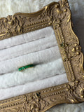 Emerald Adjustable Ring