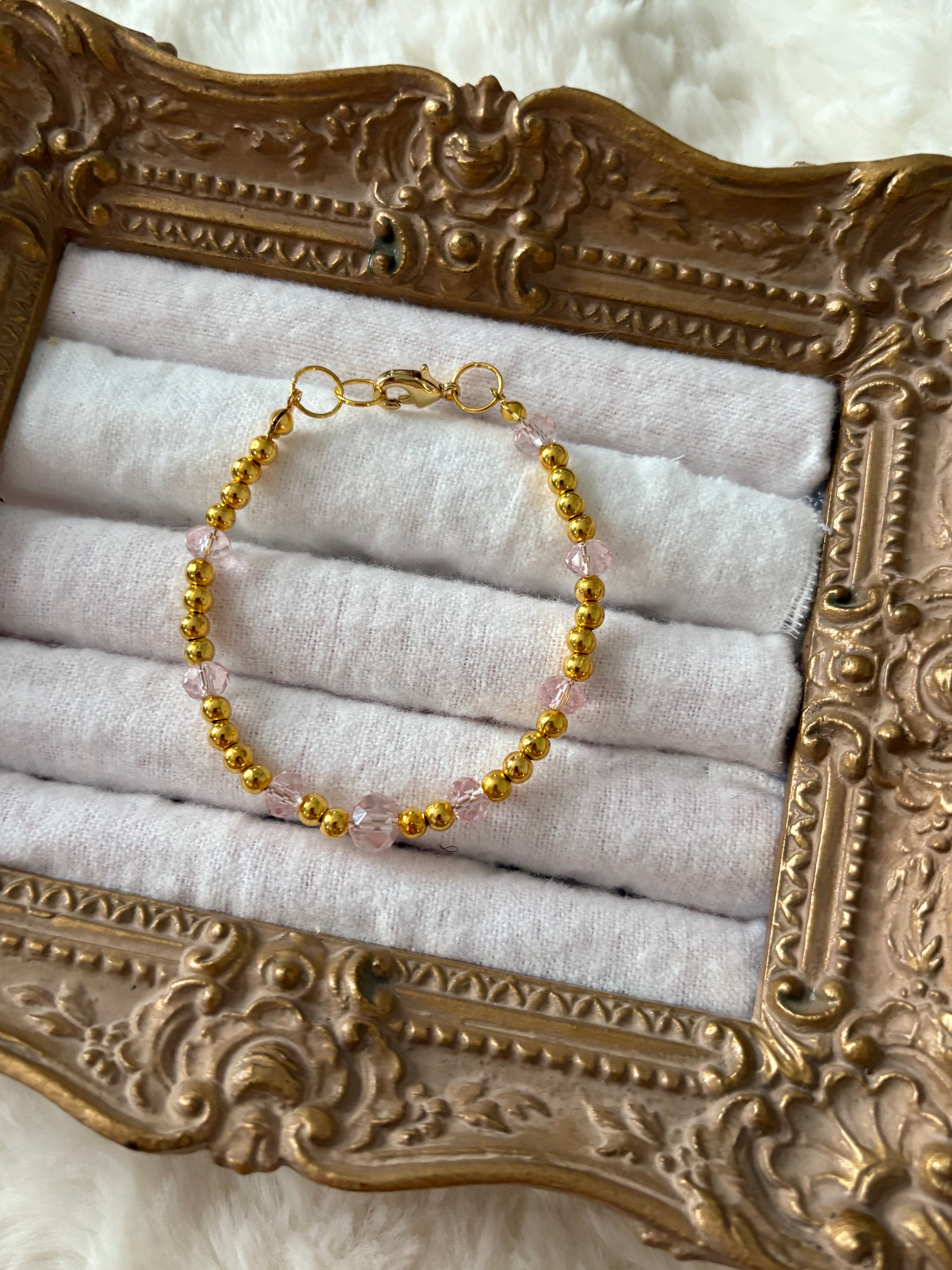 Gold Beaded Bracelet